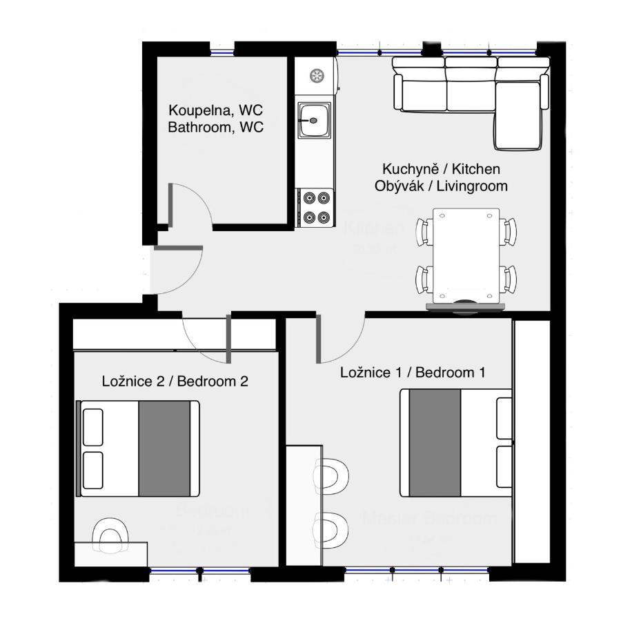 Apartman U Kolonady, Podiebrady Zewnętrze zdjęcie